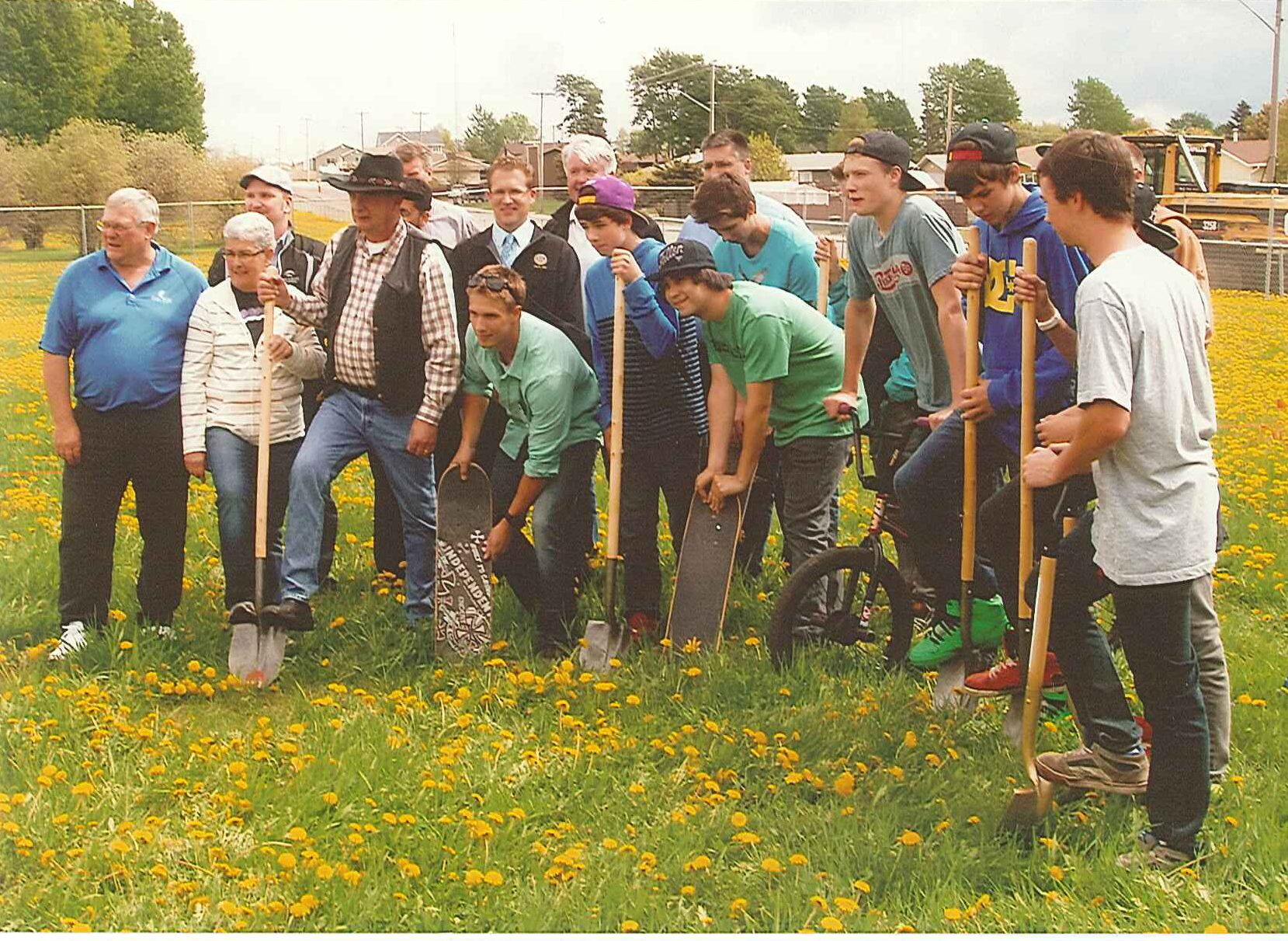 Rotary Skate Park Groundbreaking