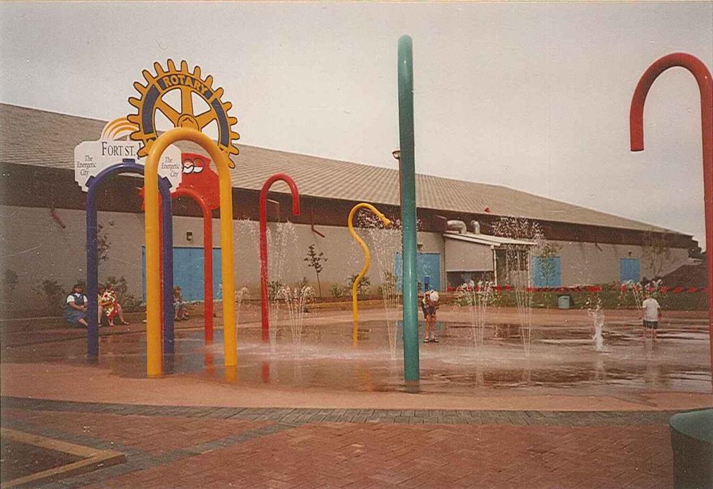 Rotary Spray Park Opening