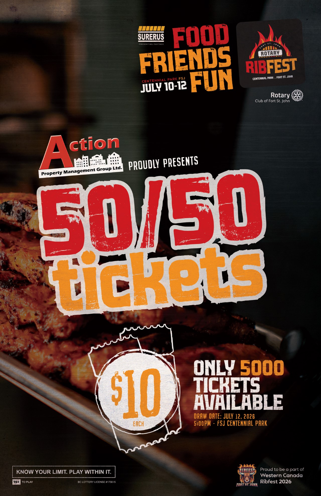 ribfest_2026-5050_poster-WEB-01 Rotary Ribfest 2026: Action Properties 50/50 Draw